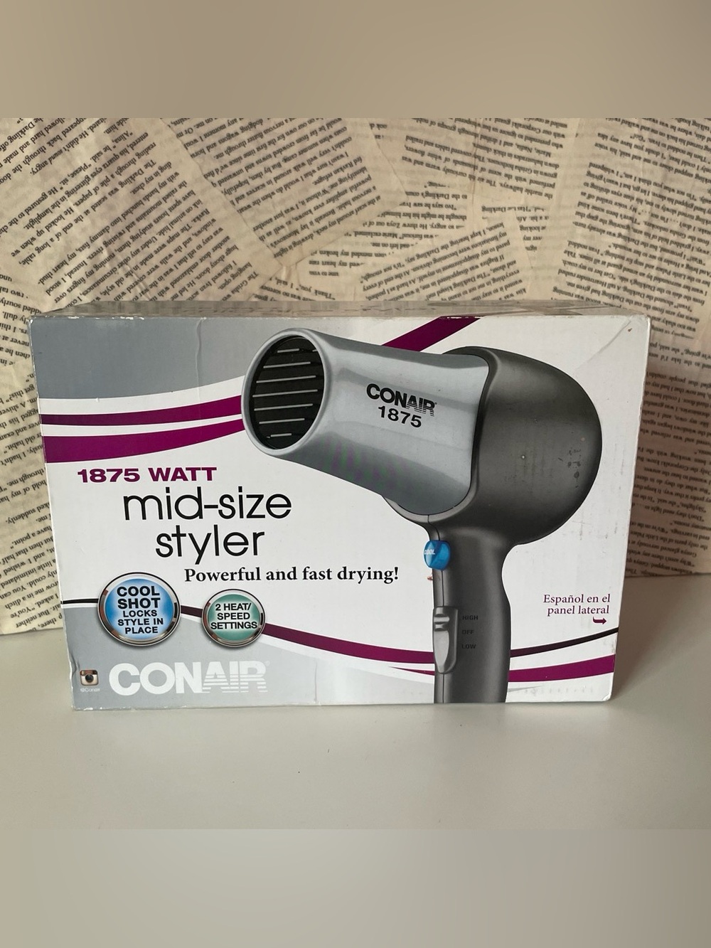 CONAIR 1875 Watt mid size styler hair dryer